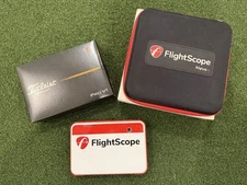 Flightscope Mevo Plus Launch Monitor With Face Impact Location & New Pro V1 RCT