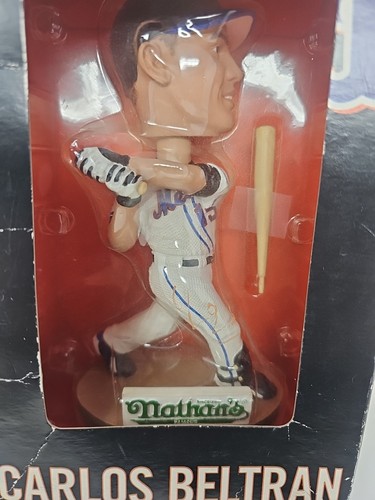 New York Mets Carlos Beltran Nathan's Bobblehead New In Box - Picture 2 of 10