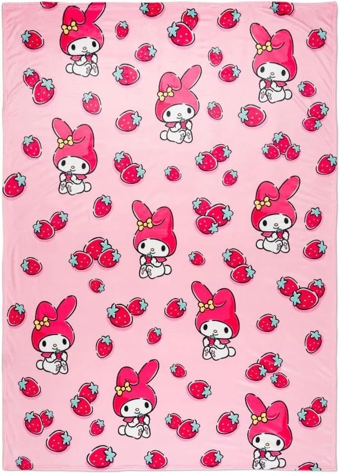 Cozy My Melody Bedding Blanket, 100% Polyester - Image 3 of 4
