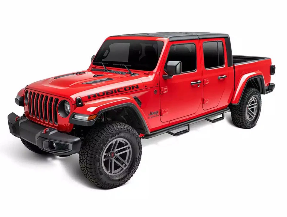 Rugged Ridge Spartan Nerf Bars 3" Black 11596.12 Fits 2020-2024 Gladiator JT Foto 3 de 4