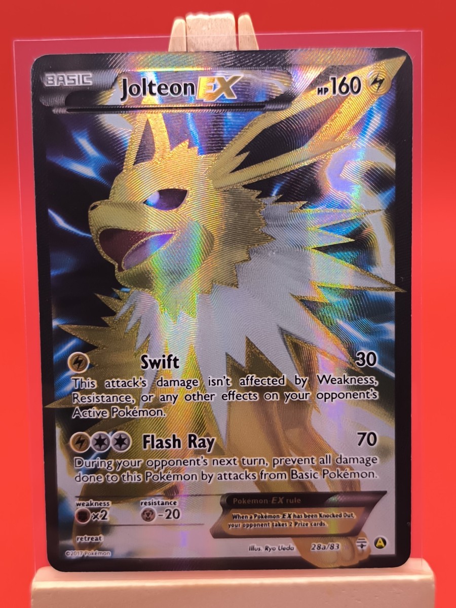 Jolteon EX 28a/83 Generations Ultra Rare Full Art Holo Pokemon