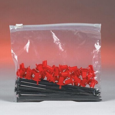 16 x 12'' Clear Slide-Seal Reclosable Poly Bags 3 Mil Slider Zip 100/Pack