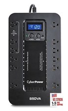 EC850LCD Ecologic Battery Backup  Surge Protector System, UPS 850VA LCD