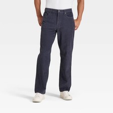 Men's Straight Fit Corduroy 5-Pocket Pants - Goodfellow  Co Lilac Purple