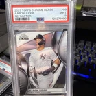 2025 Topps Chrome Black Refractor Aaron Judge #132/199 PSA 9 Yankees