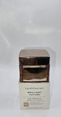 bareMinerals Brilliant Future Age Defense and Renew Eye Cream 0.5 oz New In Box