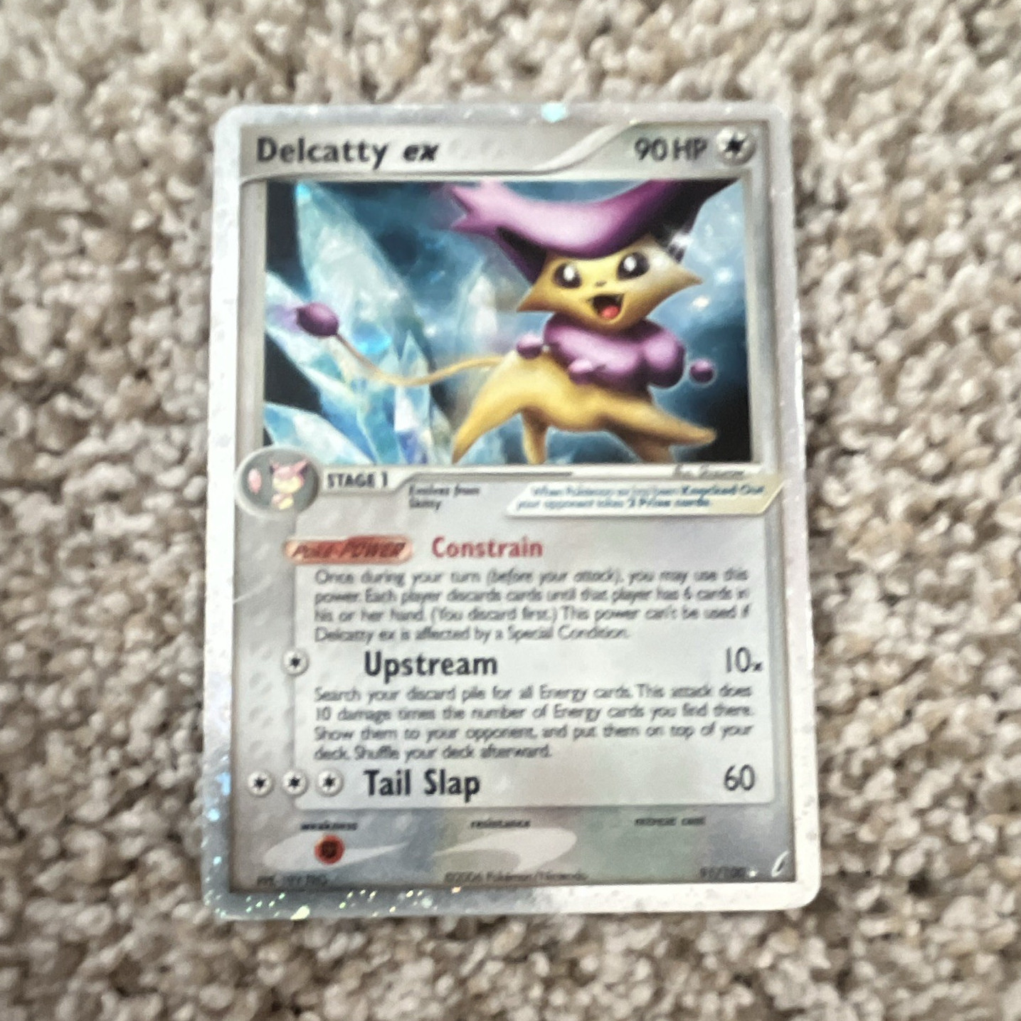The Pokemon Company Delcatty ex 91/100 EX Crystal Guardians Holo Rare ex