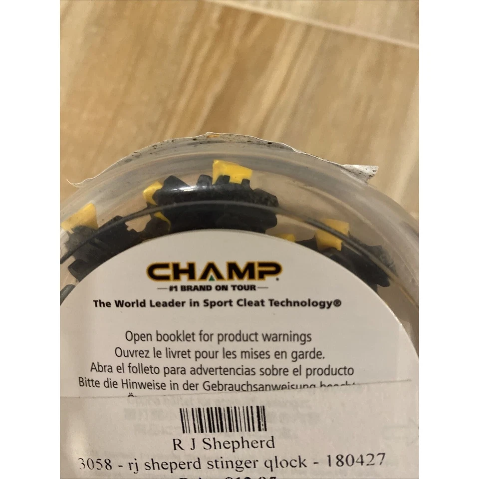 Champ Stinger Scorpion Q-Lock Soft Golf Spikes Pack Of 18 New - Image 4 of 4