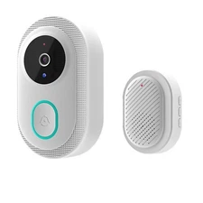Smart 24G HD Doorbell Camera with Voice Intercom and IP65 Water Resistant