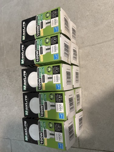10 Lot 100W LED Light Bulbs 15W Equivalent Replacement 10 individually box - Picture 3 of 3