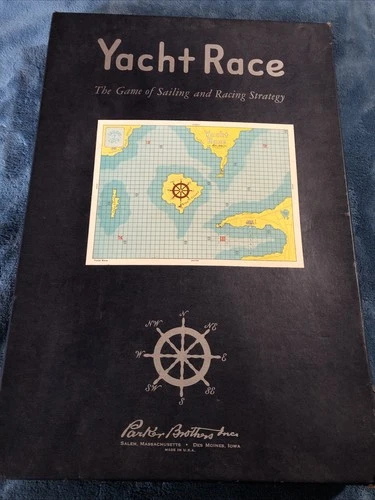 Vintage Yacht Race - Parker Brothers Sailing & Racing Board Game 1961 Complete