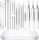 Pimple Popper Tool Kit, 15 PCS Professional Stainless Steel Blackhead Remover C