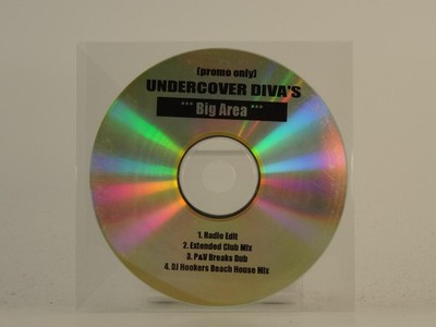 UNDERCOVER DIVA'S BIG AREA (H1) 4 Track Promo CD Single including Plastic Sleeve