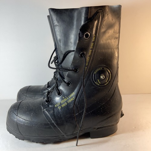 Vintage BATA Extreme Cold Military Mickey Mouse boots 6N --Paint Marks - Picture 8 of 18