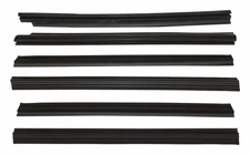 For 1984-1996 Jeep Cherokee 4 Door Window Glass Weatherstrip Kit 55235404MK