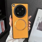 For Oppo Find N6, Hybrid Fabric Cloth Pattern Magnetic Hard PC Slim Case Cover