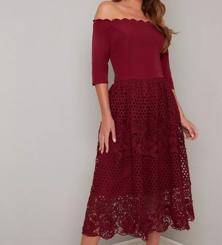 Chi chi london clearance burgundy