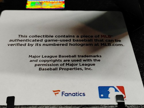 Oakland Athletics Framed Game Used Baseball Piece Fanatics Certified 9.25x7.25" - Picture 5 of 6
