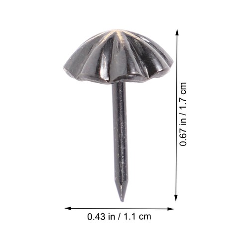 100 Pcs Copper Nails Furniture Accessories Upholstery Tacks Furniture - Picture 4 of 11