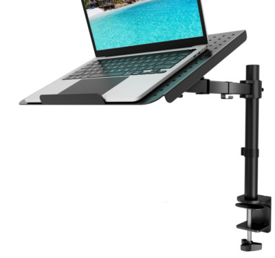 Laptop Tray Desk Mount for 1 Laptop Notebook up to 17 inch, Fully Adjustable...