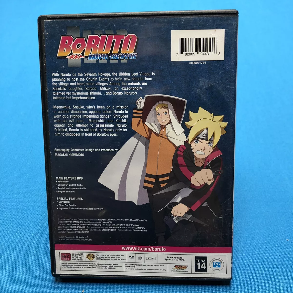 Boruto - Naruto o Filme [DVD] ANIME VIZ MEDIA SHONEN JUMP L2