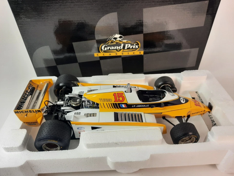 Exoto Renault Re 20 Turbo #15 Jean Pierre Jabouille France GP 1980 1/18 97090 - Immagine 4 di 4