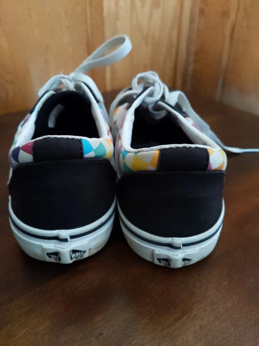 Vans Old Skool Rainbow Checkerboard US Missy Size 5