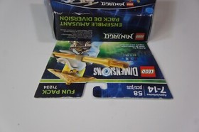 LEGO DIMENSIONS Ninjago Sensei Wu & Flying White Dragon Fun Pack Set 71234 NIB