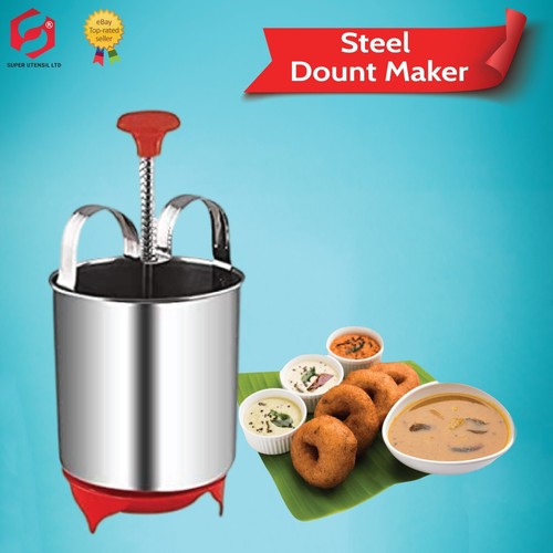 Stainless Steel Doughnut Maker , Donut ,Menduwada Dispenser Kitchen Utensil Tool