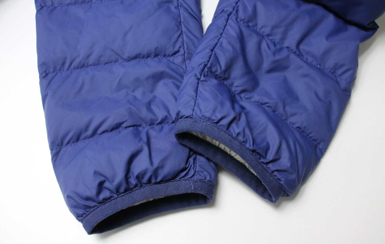 PARAJUMPERS Super Lightweight Jacket Women's SMALL Blue Hooded Logo Full Zip image 7