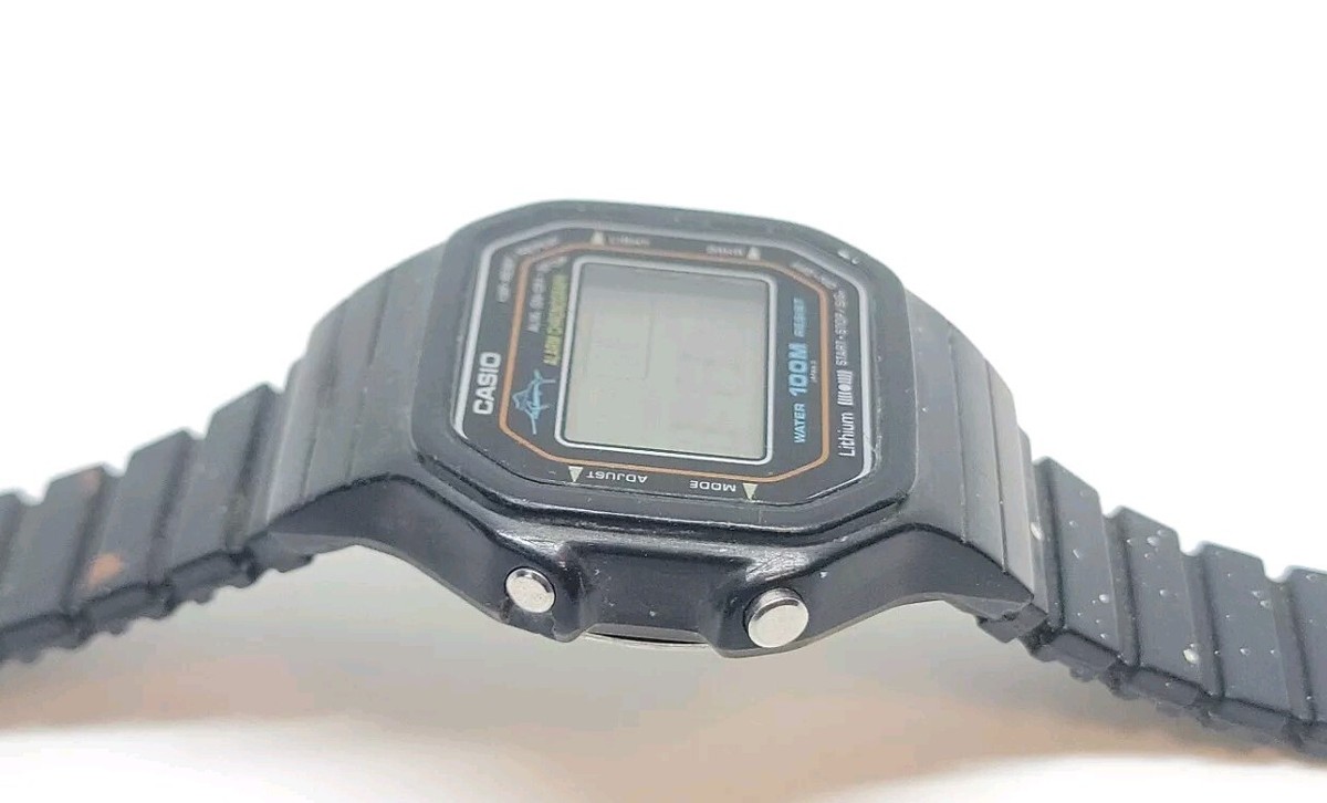 CASIO W-300 Marlin デジタル腕時計 Vintage ULTRA Rare Casio W-300 Marlin 1980s Module 106 Japan