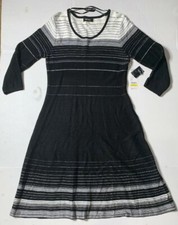 Brand New- Nine West Long Sleeve A-Line Dress Womens (Size M)