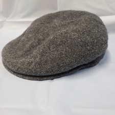 100 Wool Newsboy Hat Cap Gray