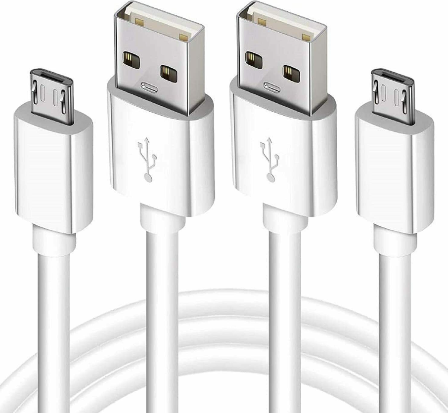2x Pack Micro USB Cord Charger Fast Charging Cable For Samsung Android Phone