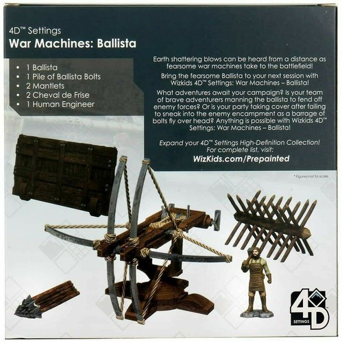 War Machines BALLISTA ~ D&D Pathfinder 4D Settings miniature bolts engineer - Picture 7 of 7