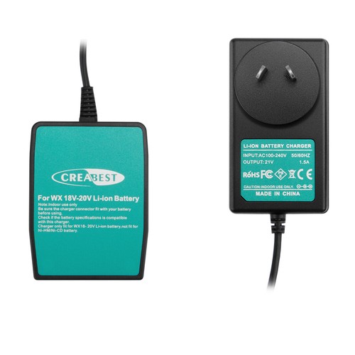 AU Charger For Worx WA3512 WA3525 WA3575 WG160 WG170 WG180 18V Li-ion Battery - Picture 8 of 12