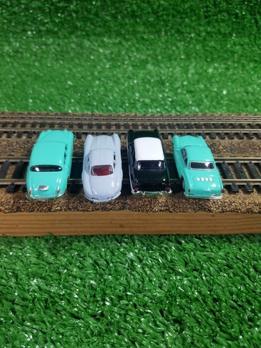(4) Malibu International HO Scale 1:87 Cars Mercedes, Ford, Jaguar, Audi - Picture 4 of 7