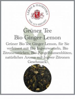 Grün-Tee Bio-Ginger-Lemon 250 g