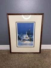 Signed Tom Lynch Holiday Service Print