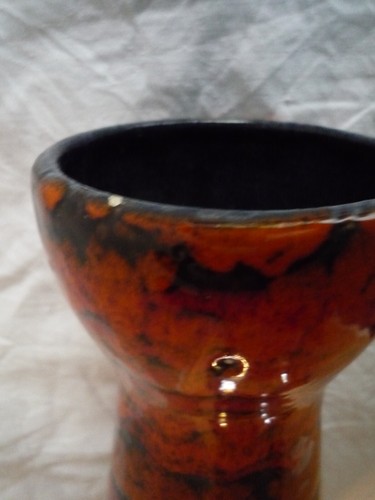 Rare Scheurich Vase 520- 32 fatlava fat lava 70er Jahre WGP Pottery Keramik - Bild 4 von 7