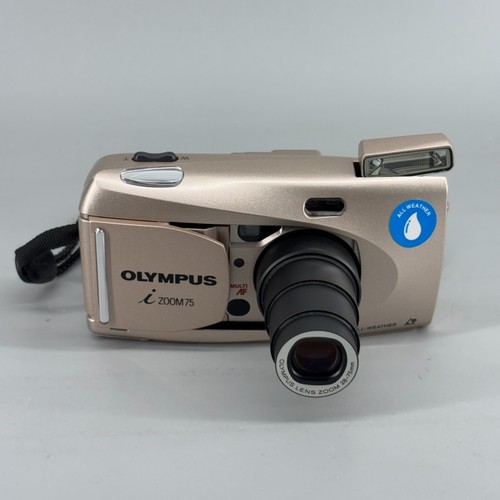 Olympus i Zoom 75 Gold APS 28-75mm Point Shoot Film Camera - TESTED - Picture 13 of 13