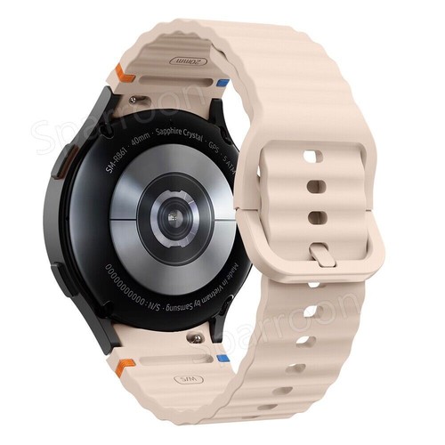 For Samsung Galaxy Watch 7/6/5/4/FE 40/44/47mm Sport Silicone Watch Band Strap - Picture 75 of 90