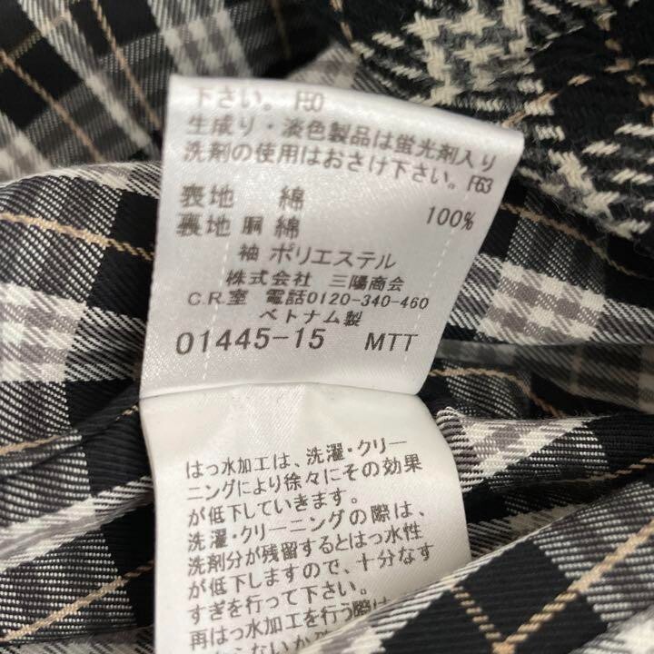 Burberry Blue Label Trench Coat inner check Black size M fashion