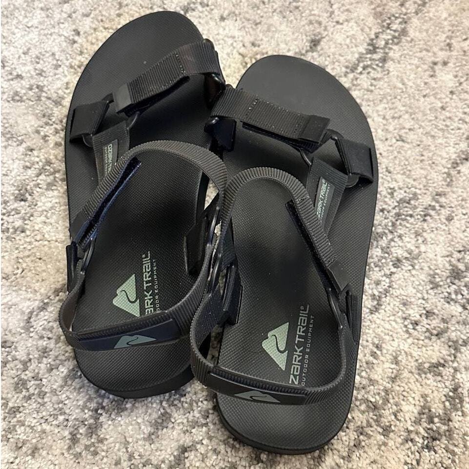 Men's Sandals Size 11 Ozark Trail Black Footwear - image 4