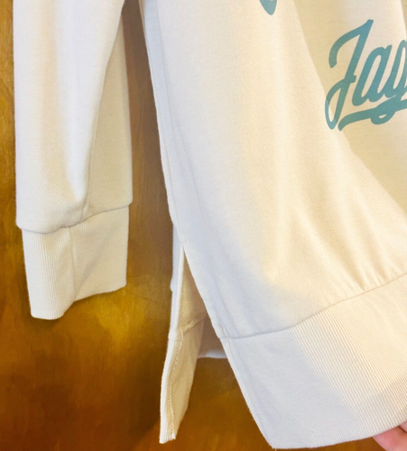 Jacksonville Jaguars Gameday Couture Women's French Terry Side-Slit Sweatshirt M - Picture 3 of 5
