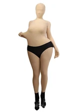 Unisex 500D Seamless Velvet Full Bodystocking Bodysuit Catsuit w/ Gloves & Hood