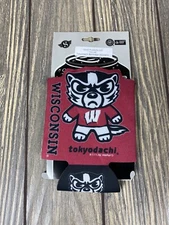 Spirit Products Wisconsin Badgers Tokyodashi Beverage Insulator Gift 