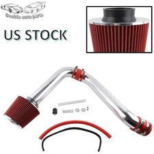 For Honda Accord 2.2L 2.3L 1994-02 Red Filter Cold Air Intake Induction Pipe Kit