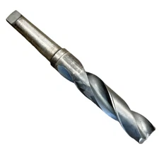 Used ATM 2-1/8" #5MT, HSS, Taper Shank Twist Drill (2.125")