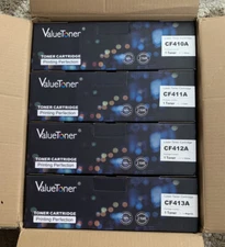 Valuetoner Compatible Toner Cartridges Replacement for HP (4 Pack )